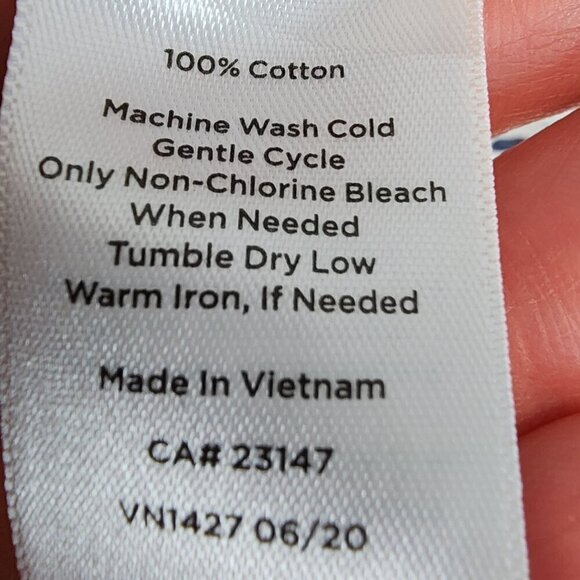 Talbots Multi Color Heart Print Collared Button Front Shirt Preppy Valentine's - Picture 8 of 11